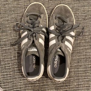 adidas Gray and White Sneakers